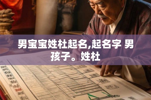男宝宝姓杜起名,起名字 男孩子。姓杜 男宝宝姓杜起名,起名字 男孩子。姓杜