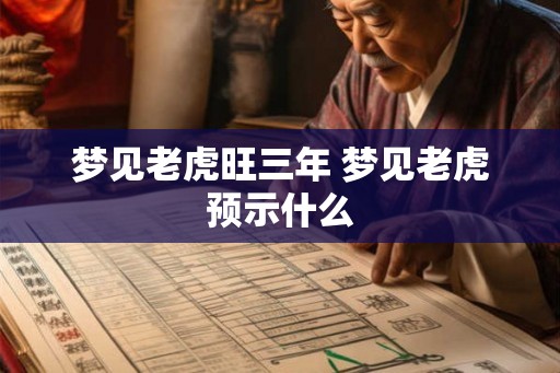 梦见老虎旺三年 梦见老虎预示什么