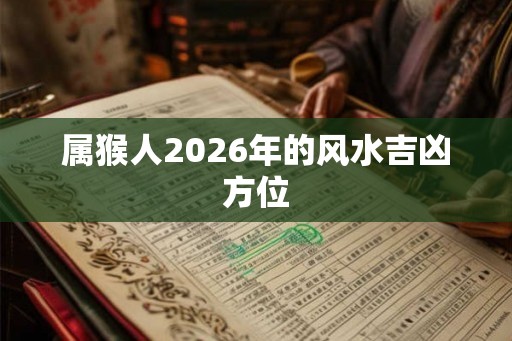 属猴人2026年的风水吉凶方位 属猴人2026年的风水吉凶方位