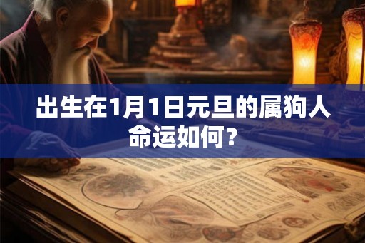 出生在1月1日元旦的属狗人命运如何？