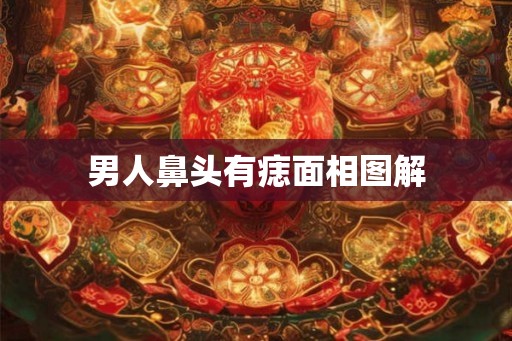 男人鼻头有痣面相图解
