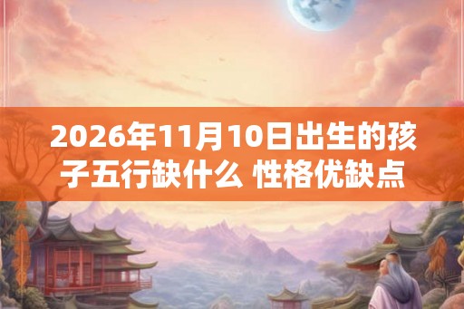 2026年11月10日出生的孩子五行缺什么 性格优缺点
