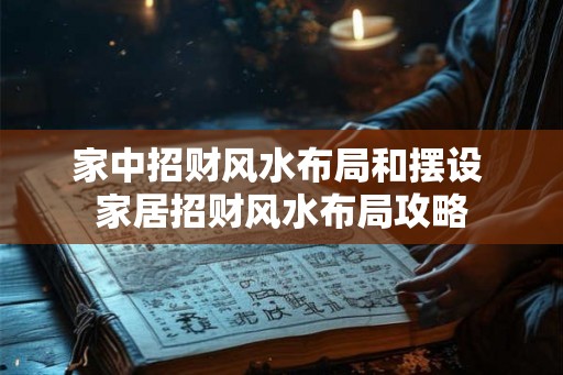 家中招财风水布局和摆设 家居招财风水布局攻略
