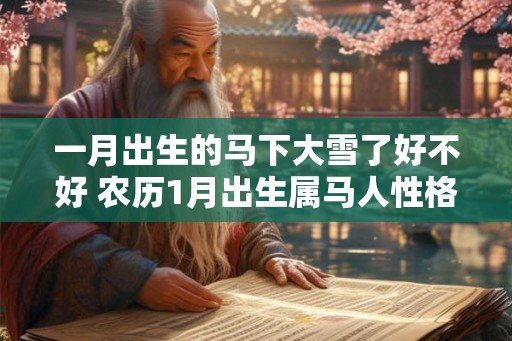 一月出生的马下大雪了好不好 农历1月出生属马人性格