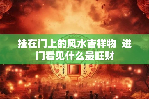挂在门上的风水吉祥物 进门看见什么最旺财 挂在门上的风水吉祥物 进门看见什么最旺财