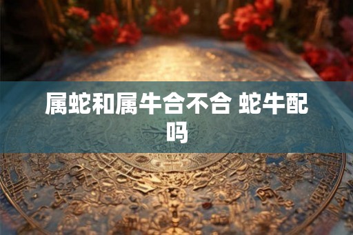 属蛇和属牛合不合 蛇牛配吗