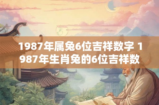 1987年属兔6位吉祥数字 1987年生肖兔的6位吉祥数字是什么