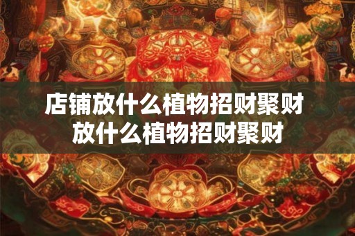 店铺放什么植物招财聚财 放什么植物招财聚财
