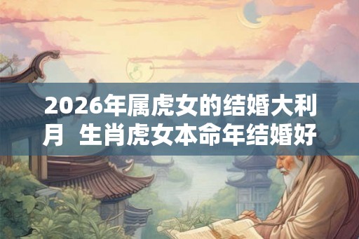 2026年属虎女的结婚大利月 生肖虎女本命年结婚好不好 2026年属虎女的结婚大利月 生肖虎女本命年结婚好不好