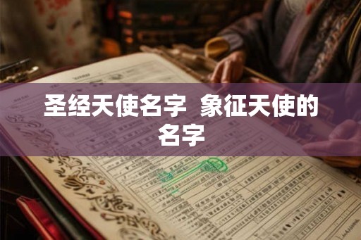 圣经天使名字  象征天使的名字