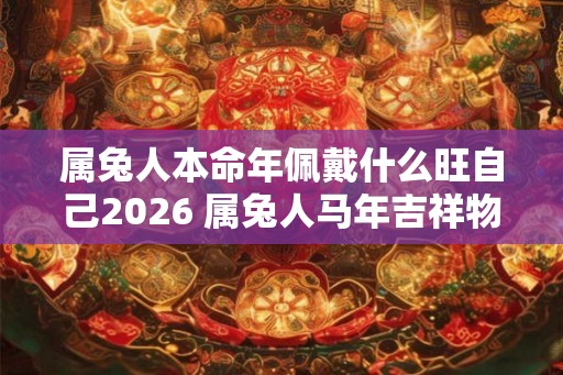 属兔人本命年佩戴什么旺自己2026 属兔人马年吉祥物