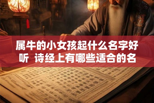 属牛的小女孩起什么名字好听  诗经上有哪些适合的名字