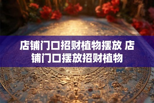 店铺门口招财植物摆放 店铺门口摆放招财植物