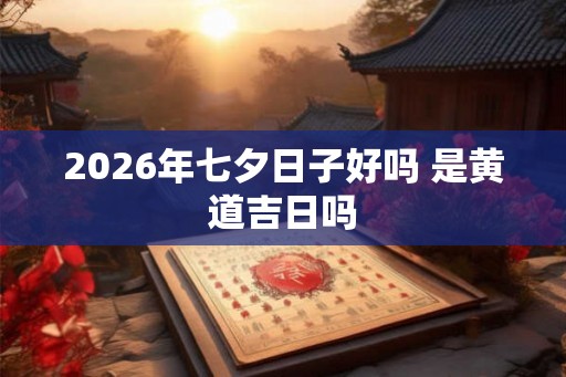 2026年七夕日子好吗 是黄道吉日吗 2026年七夕日子好吗 是黄道吉日吗