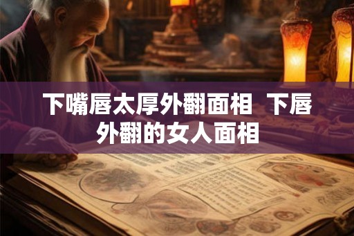 下嘴唇太厚外翻面相 下唇外翻的女人面相 下嘴唇太厚外翻面相 下唇外翻的女人面相
