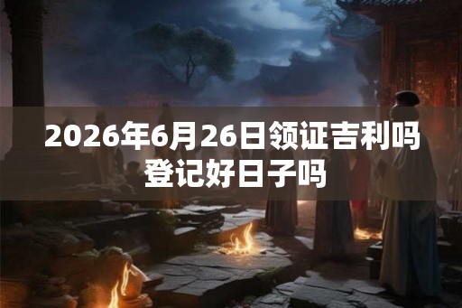 2026年6月26日领证吉利吗 登记好日子吗 2026年6月26日领证吉利吗 登记好日子吗