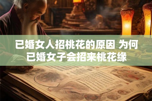 已婚女人招桃花的原因 为何已婚女子会招来桃花缘 已婚女人招桃花的原因 为何已婚女子会招来桃花缘