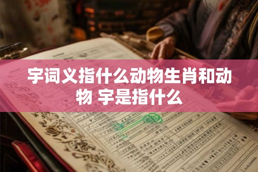 宇词义指什么动物生肖和动物 宇是指什么