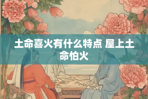 土命喜火有什么特点 屋上土命怕火 土命喜火有什么特点 屋上土命怕火