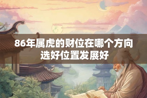 86年属虎的财位在哪个方向 选好位置发展好