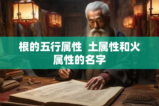 根的五行属性 土属性和火属性的名字 根的五行属性 土属性和火属性的名字