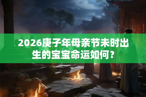2026庚子年母亲节未时出生的宝宝命运如何？