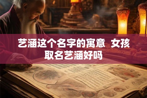 艺涵这个名字的寓意 女孩取名艺涵好吗 艺涵这个名字的寓意 女孩取名艺涵好吗