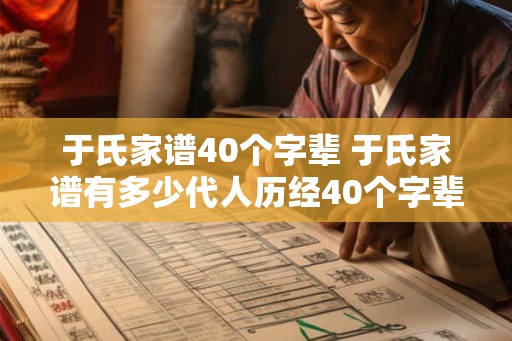 于氏家谱40个字辈 于氏家谱有多少代人历经40个字辈
