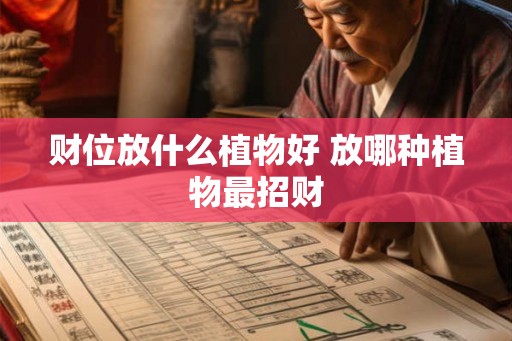 财位放什么植物好 放哪种植物最招财 财位放什么植物好 放哪种植物最招财