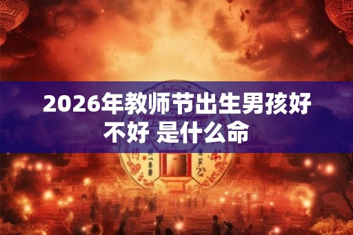 2026年教师节出生男孩好不好 是什么命