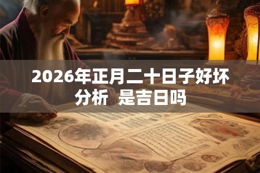 2026年正月二十日子好坏分析  是吉日吗