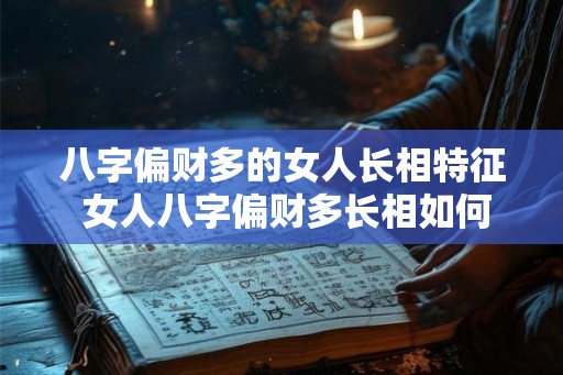 八字偏财多的女人长相特征 女人八字偏财多长相如何