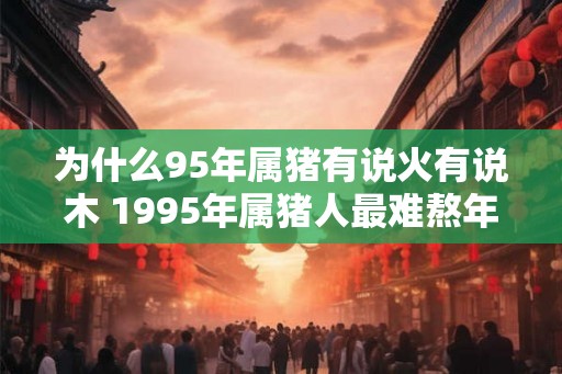 为什么95年属猪有说火有说木 1995年属猪人最难熬年龄