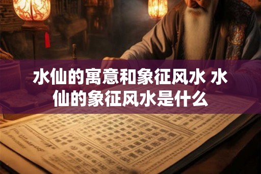 水仙的寓意和象征风水 水仙的象征风水是什么 水仙的寓意和象征风水 水仙的象征风水是什么