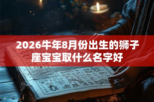 2026牛年8月份出生的狮子座宝宝取什么名字好 2026牛年8月份出生的狮子座宝宝取什么名字好