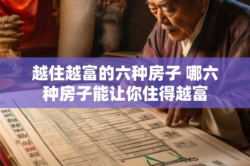 越住越富的六种房子 哪六种房子能让你住得越富