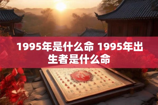 1995年是什么命 1995年出生者是什么命