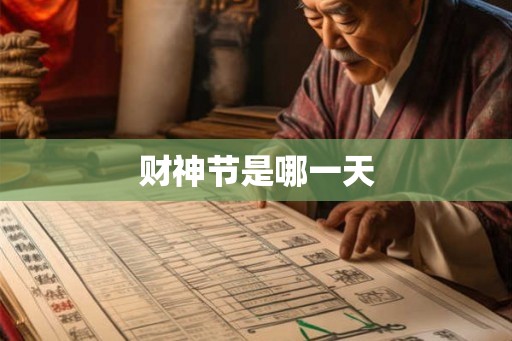 财神节是哪一天 财神节是哪一天