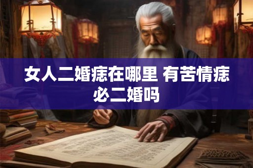 女人二婚痣在哪里 有苦情痣必二婚吗