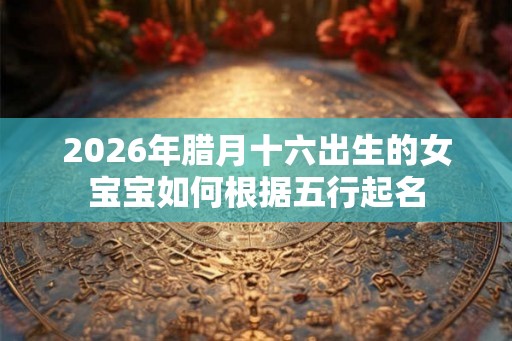 2026年腊月十六出生的女宝宝如何根据五行起名