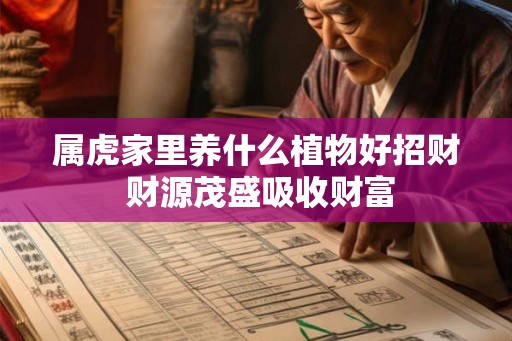 属虎家里养什么植物好招财 财源茂盛吸收财富