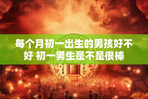 每个月初一出生的男孩好不好 初一男生是不是很棒