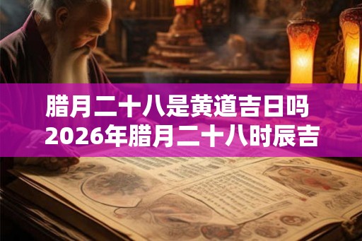 腊月二十八是黄道吉日吗 2026年腊月二十八时辰吉凶一览表 腊月二十八是黄道吉日吗 2026年腊月二十八时辰吉凶一览表