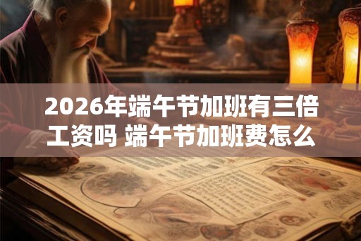 2026年端午节加班有三倍工资吗 端午节加班费怎么算
