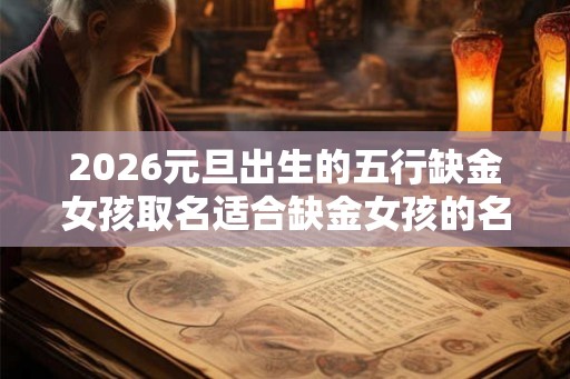 2026元旦出生的五行缺金女孩取名适合缺金女孩的名字