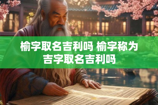 榆字取名吉利吗 榆字称为吉字取名吉利吗