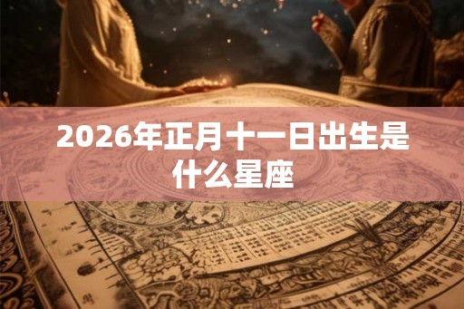 2026年正月十一日出生是什么星座