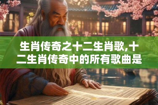 生肖传奇之十二生肖歌,十二生肖传奇中的所有歌曲是什么？