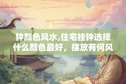 钟颜色风水,住宅挂钟选择什么颜色最好，摆放有何风水讲究