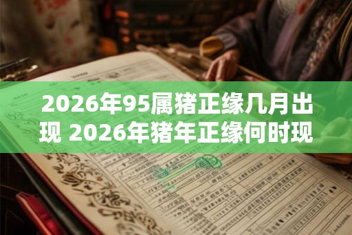 2026年95属猪正缘几月出现 2026年猪年正缘何时现